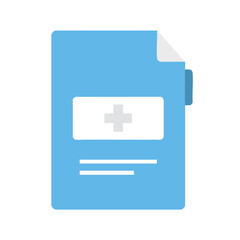 Fototapeta premium Medical File Icon