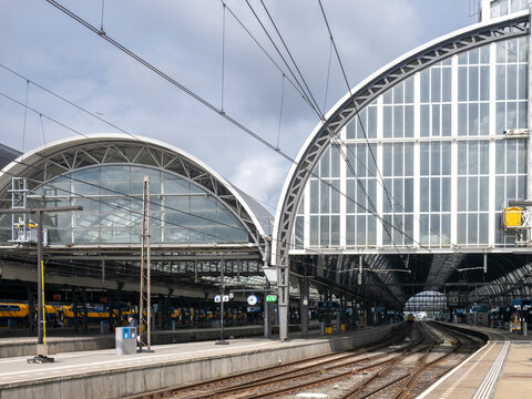 Amsterdam Centraal station, Noord-Holland province, The Netherlands