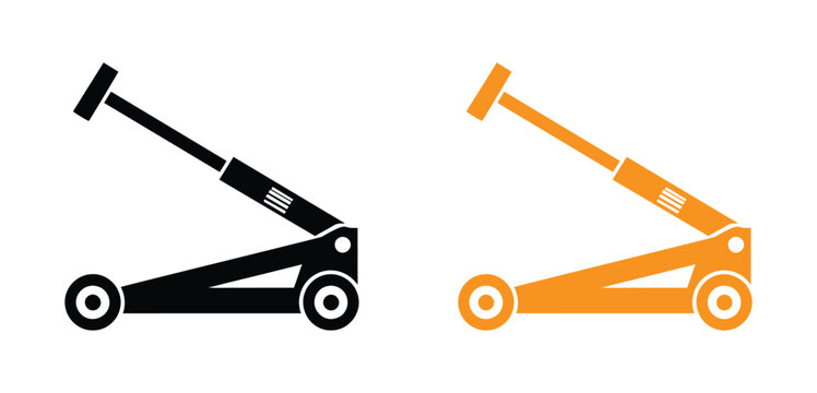 Hydraulic jack icon Pro Vector. Hydraulic jack, Car jack , Lifting Jack, Hydraulic Equipment  icon. 
