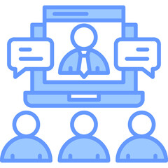 Obraz premium Online Training Icon