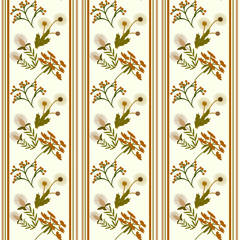 seamless floral pattern with flowers
