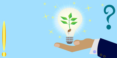 light bulb idea concept