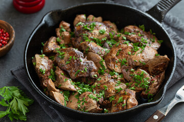 roasted chicken liver