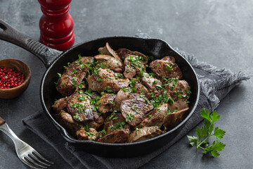 spicy roasted chicken liver