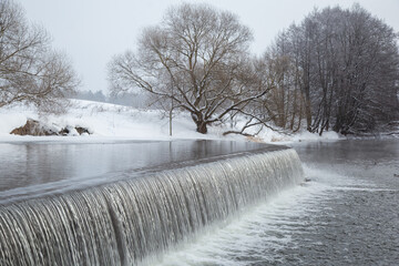  Waterfall in city park