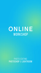Obraz premium Online Workshop: Photoshop & Lightroom