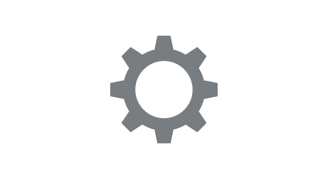 Gray Gear Icon