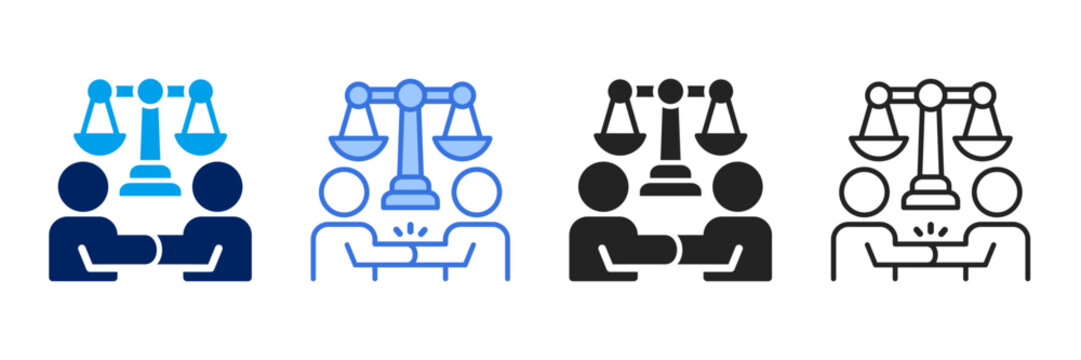 Fair Trade  Icon Set Different Style Collection. 