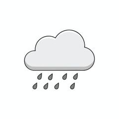 Rainy Weather Cloud Icon
