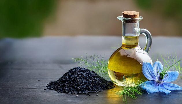 Black Cumin Oil And Nigella Flower