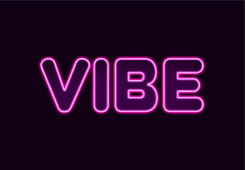 Pink Neon Pop Outline Text Effect