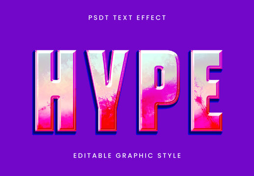 White And Pink Gradient Bold Text Effect Glossy Vibrant Font