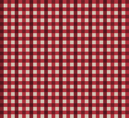 Red And Beige Gingham Pattern Background