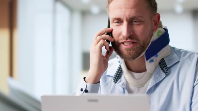 Injured Worker Filling Out Compensation Form