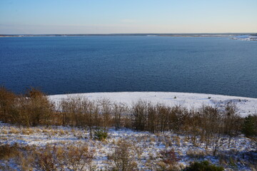 Winteridylle am neuen See in der Brandenburgischen Lausitz