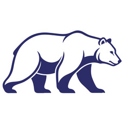 "Professional Bear Vector Illustration: Modern Logo Symbol, Stock Market Bearish Trend, and Wild Grizzly Mascot Concept"