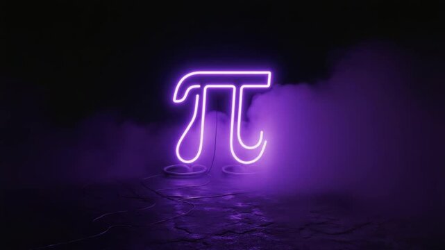 PI neon sign.