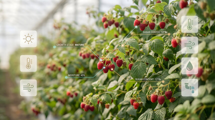 Smart Agriculture Analysis of Raspberry Sugar Content and Moisture