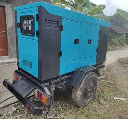 mobile electrical generator for construction industry.