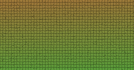 Orange green gradient dull mosaic style background, grainy background, banner background