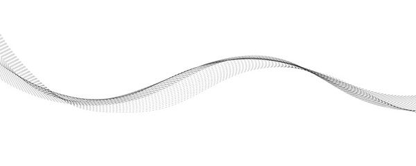 Abstract dotted wave pattern with curved motion for minimalist design and digital presentation