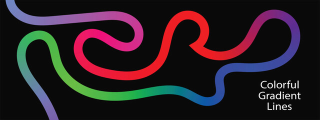 Fototapeta premium abstract colorful background with lines