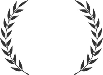 Uniform laurel wreath icon for honor © M-KOS
