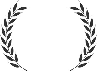 Smooth laurel wreath for recognition