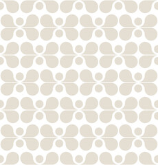 Vintage Art Deco Seamless Pattern. Geometric decorative. Retro background. Beige and white. Wallpaper. Abstract forms