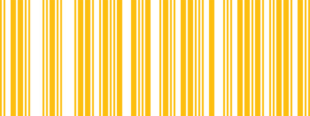 Obraz premium Colorful barcode seamless pattern. Bright vertical lines of different thickness. Vector repeating background for posters, packaging, covers and modern graphic layouts.