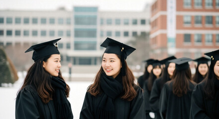 Winter Graduation with Friends