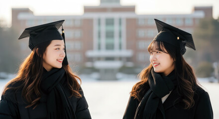 Winter Graduation with Friends