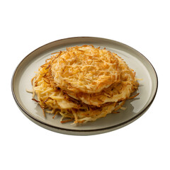 Golden Crispy Hash Browns and Shredded Potato Pancakes