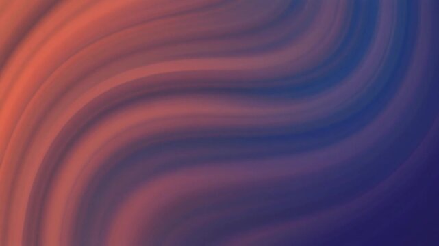 Dynamic Flow of Curved Lines Across Gradient Abstract Canvas in Vibrant Color Environment from Eye-Level Viewpoint