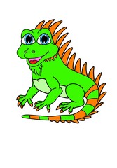Obraz premium Iguana
