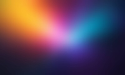 Obraz premium Vibrant Abstract Background with Soft Multicolored Gradients of Yellow Orange Pink and Blue for Modern Digital Design and Creative Backdrop