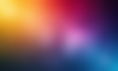 Obraz premium Abstract Vibrant Multi Color Gradient Background with Smooth Soft Blur Texture and Colorful Light Leak Effect for Modern Graphic Design and Web Projects