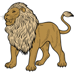 PNG illustration of zodiac signs in a synthage linear retro engraving style with baroque elements. Astrology and tarot	