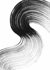 Abstract background. Black ink brush strokes, patterns, posters, cover.	