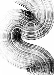 Abstract background. Black ink brush strokes, patterns, posters, cover.	