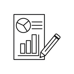 business planning icon illustration