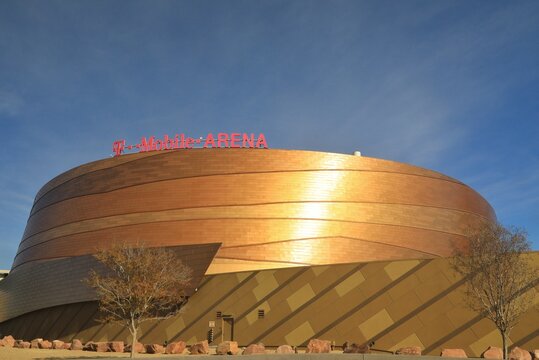 T-Mobile Arena is a multi-purpose indoor arena on the Las Vegas Strip and is the home venue for the NHL Vegas Golden Knights. Las Vegas, Nevada, USA