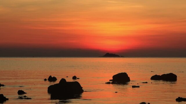 Ko Pha Ngan , Ko Pha Ngan island , Ko Pha Ngan sunset , Ko Pha Ngan Thailand , Ko Pha Ngan beach , Thailand , Thailand sunset , Thailand beach , Thailand sunset , sunset , sunset silhouette , beach 