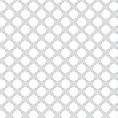 Fototapeta premium Subtle Geometric Interlocking Shapes Seamless Pattern