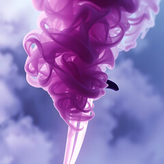 purple flower in a vase