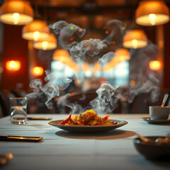 christmas dinner table