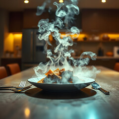 burning incense sticks