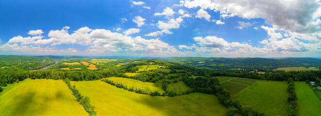 Summer Panorama of the Pennsylvania Countryside © Mike