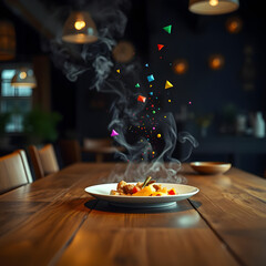 christmas dinner table