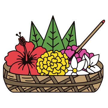 Canang Sari Balinese Hindu Offering